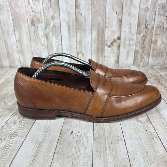Allen‎ Edmonds Westchester Penny Loafers Dress Shoes Leather Brown 13 B - Picture 1 of 10